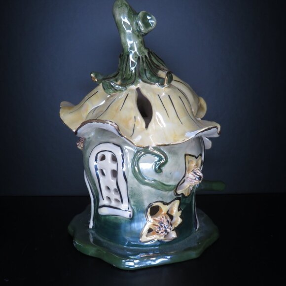 Blue Sky Clayworks Fairy Blossom Tea Light Candle Holder - Picture 3 of 11